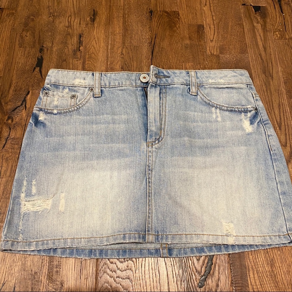 American Eagle Jean Mini Skirt